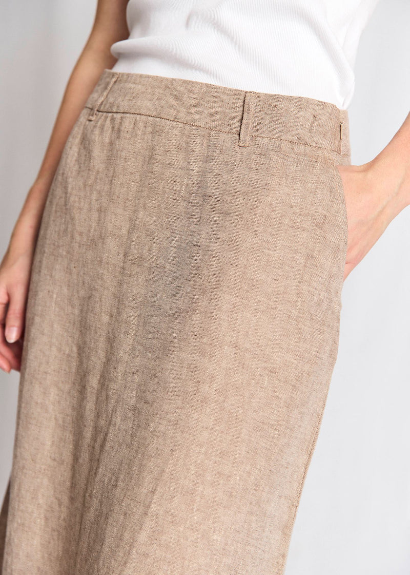Bruun & Stengade Jolanda Regular Fit Skirt Brown - Mojo Independent Store