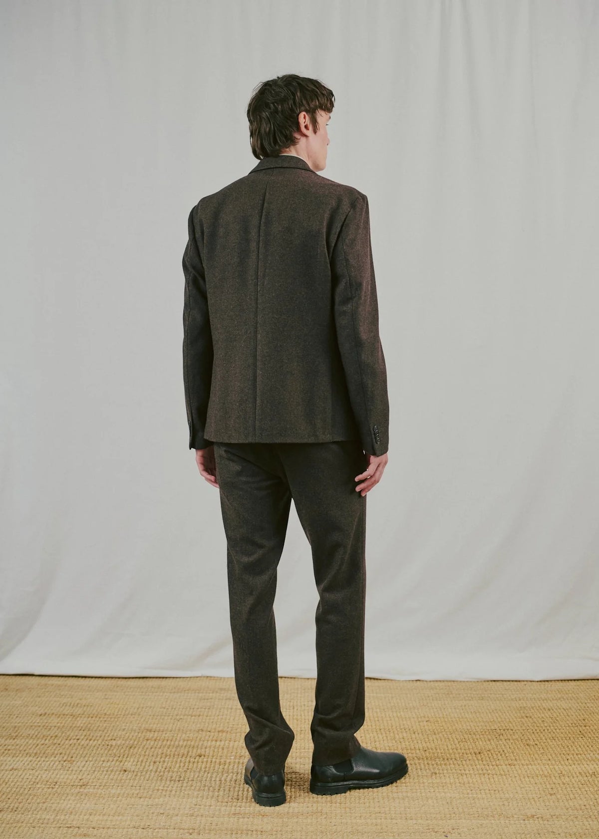 Bruun & Stengade Macron Classic Fit Blazer Brown
