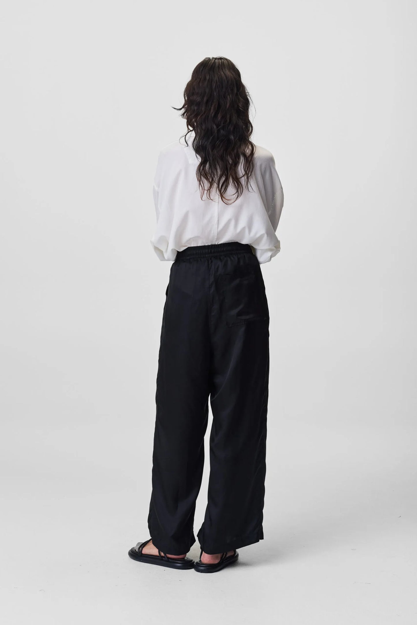 Adnym Azul Trousers Black Cupro - Mojo Independent Store