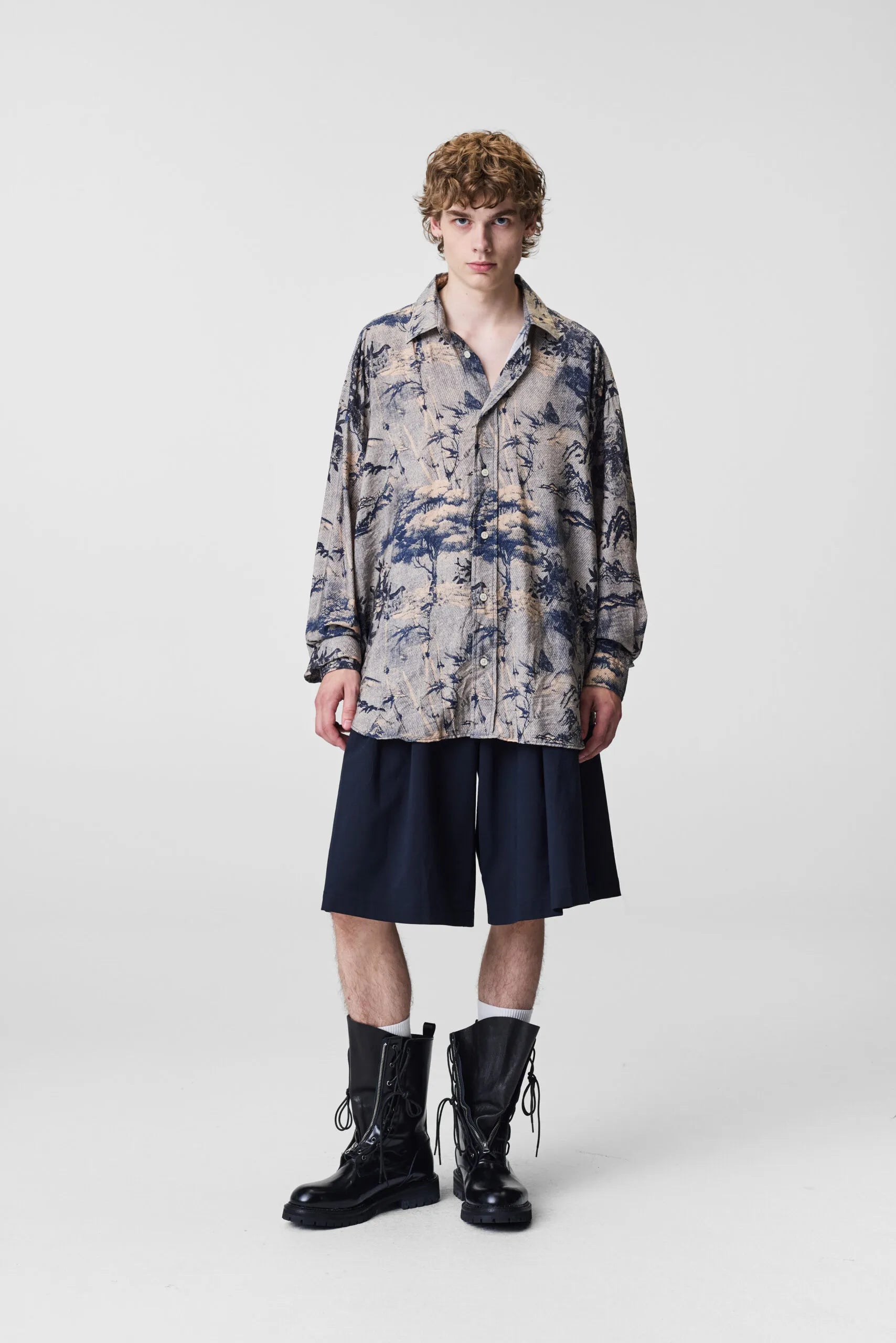Adnym Atelier Mode Shirt Kyoto Print - Mojo Independent Store