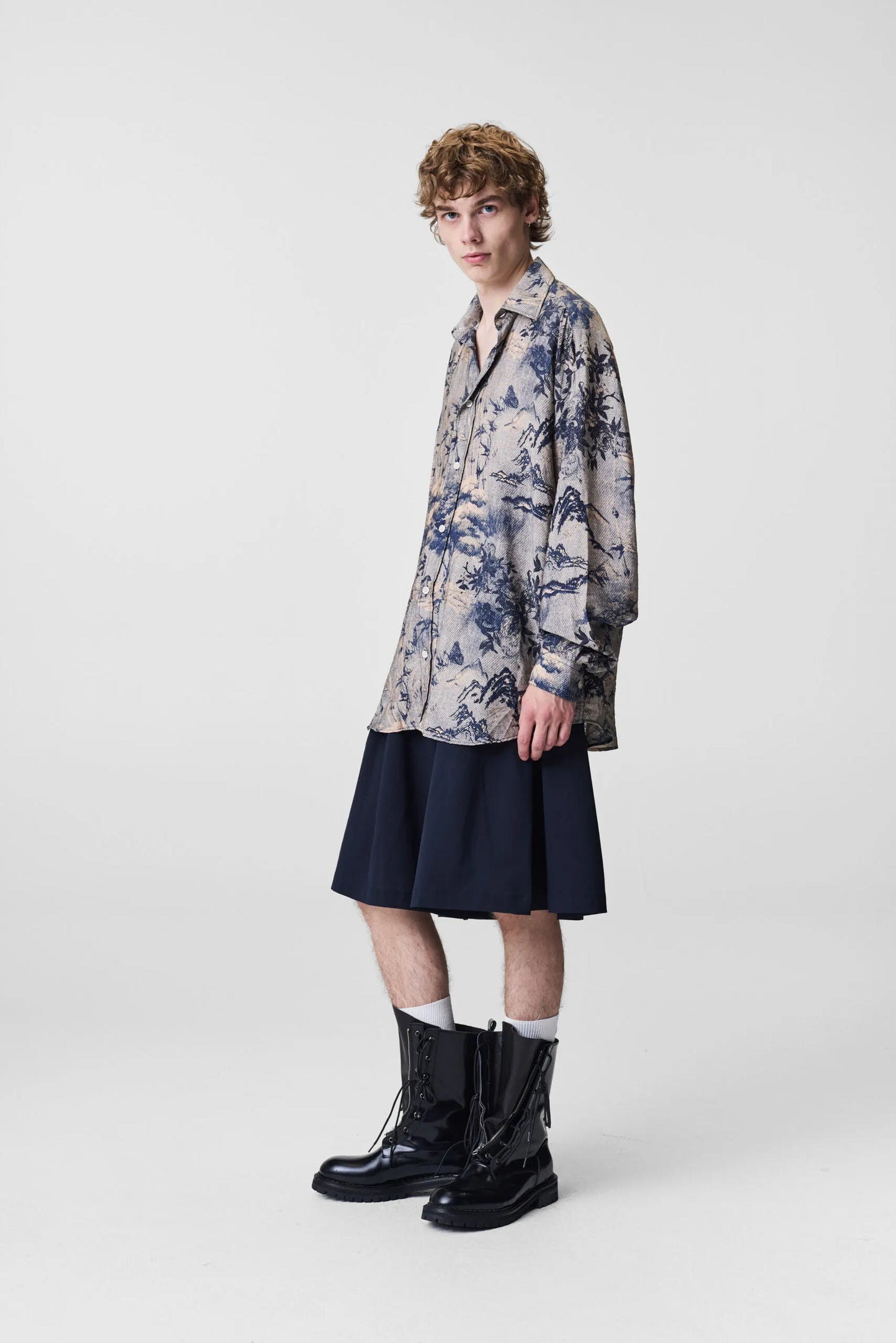 Adnym Atelier Mode Shirt Kyoto Print - Mojo Independent Store
