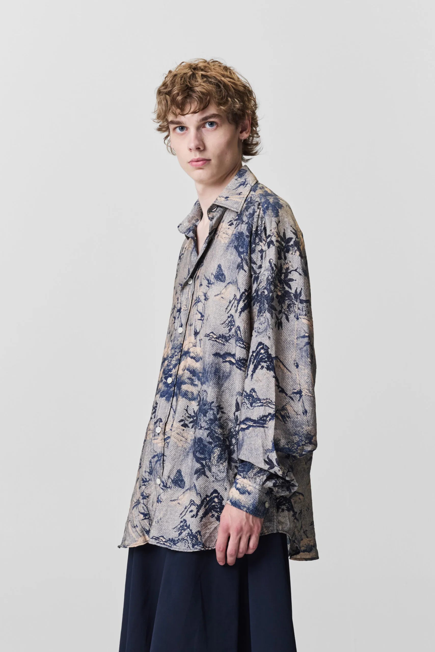 Adnym Atelier Mode Shirt Kyoto Print - Mojo Independent Store
