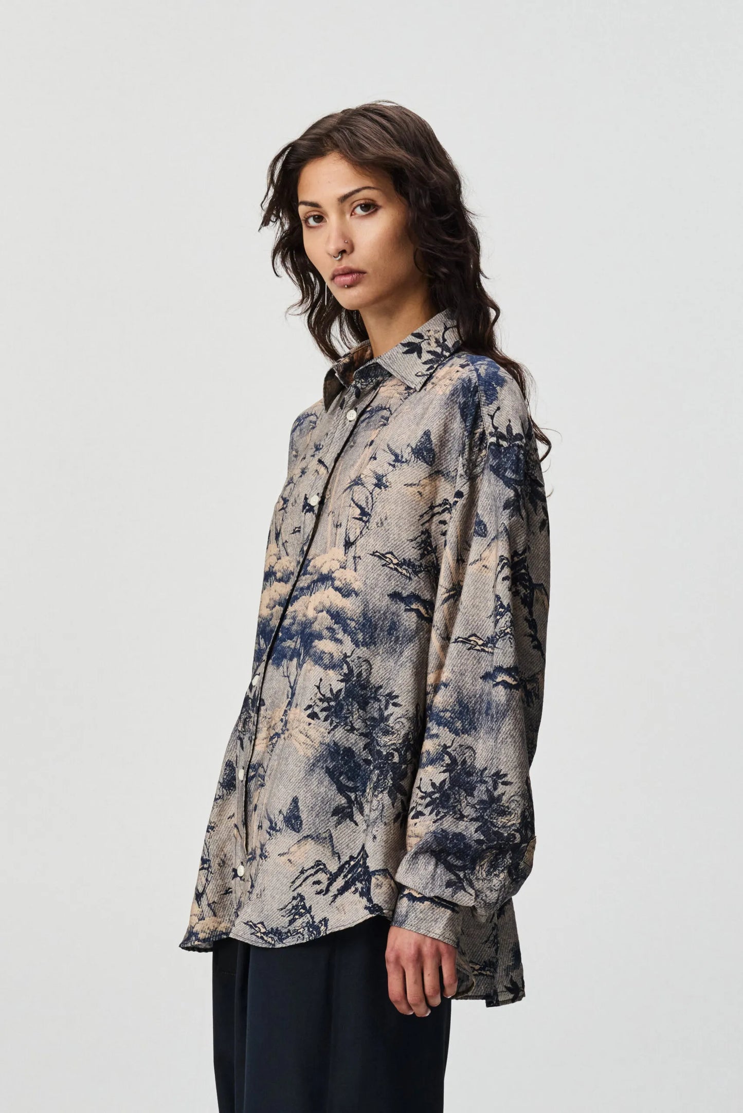 Adnym Atelier Mode Shirt Kyoto Print - Mojo Independent Store
