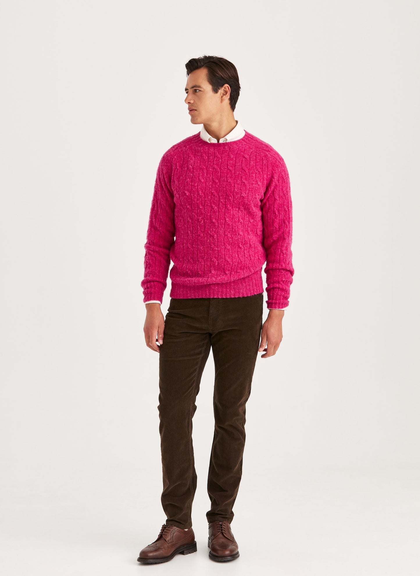 Morris James Cord 5 Pocket Brown