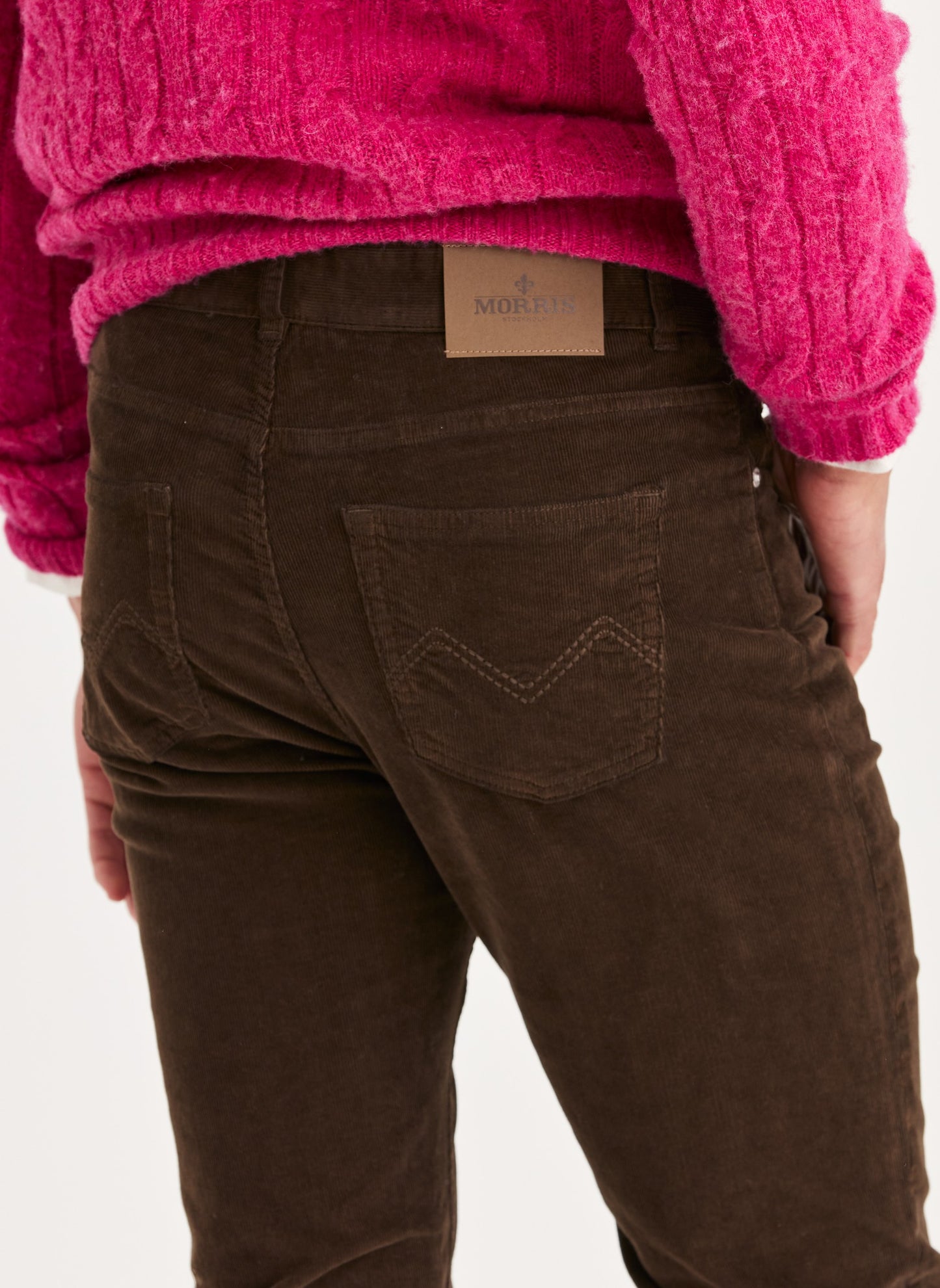 Morris James Cord 5 Pocket Brown