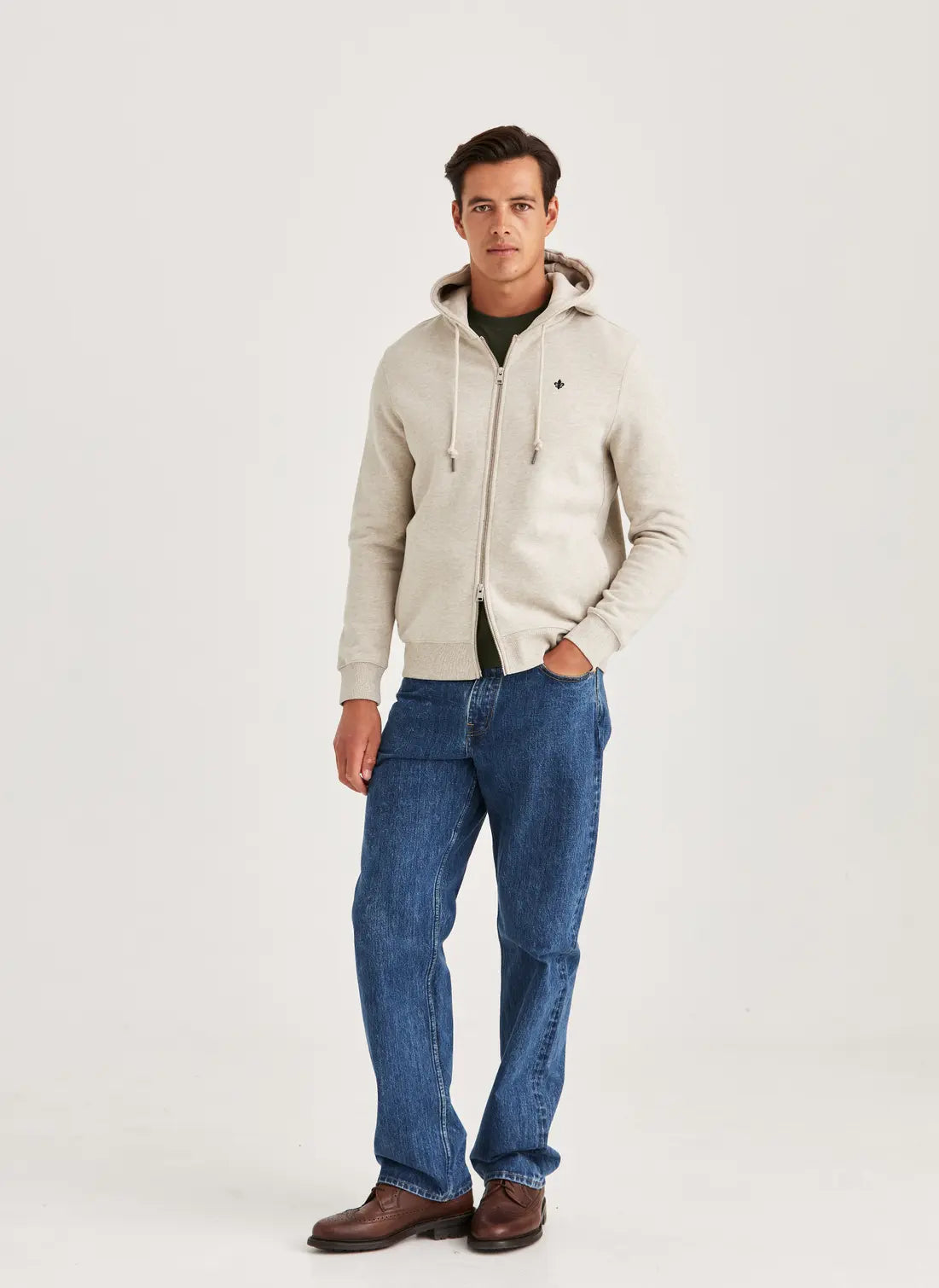 Morris Brandon Lily Zip Hood Khaki