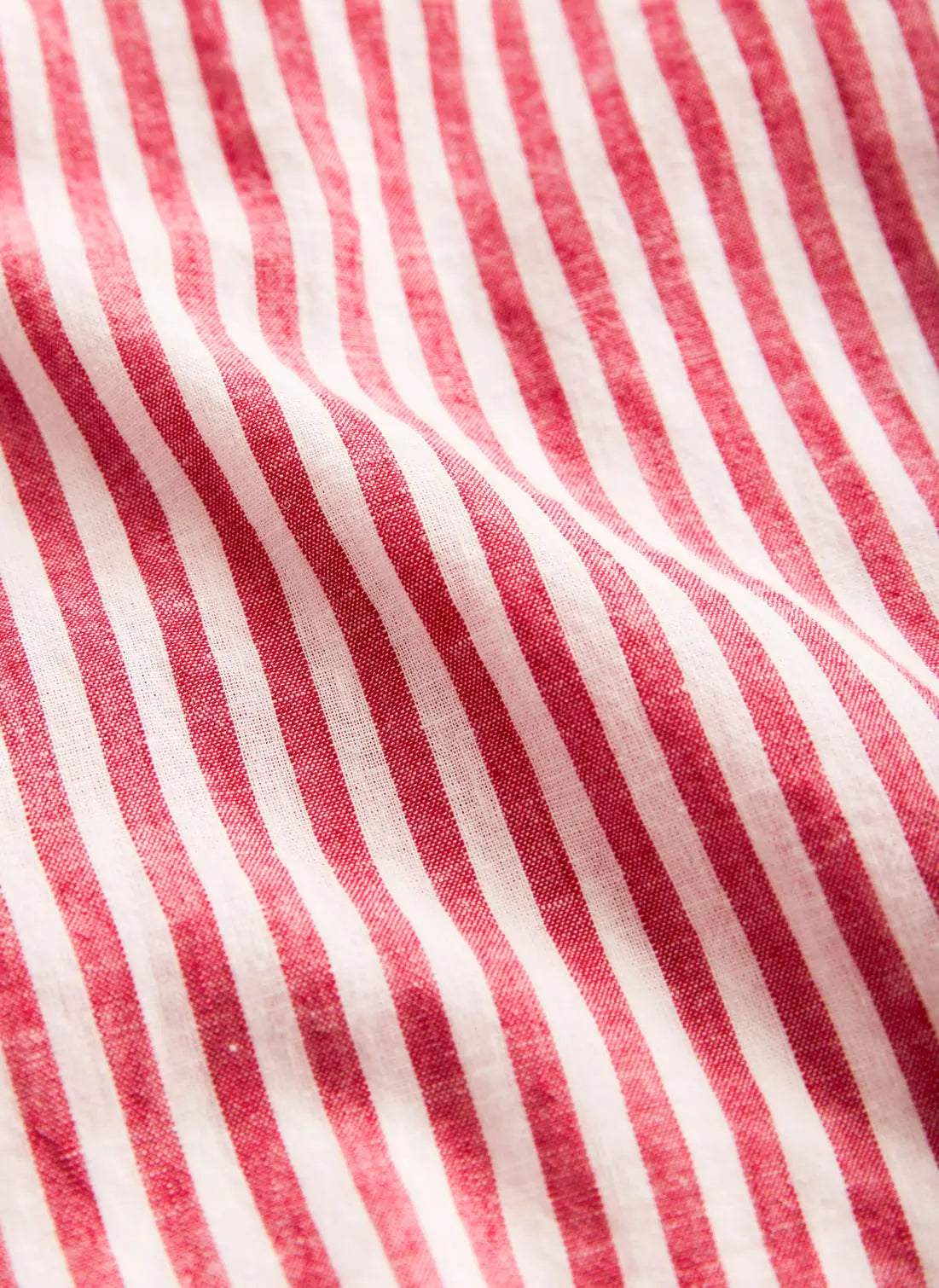 Morris Douglas Linen Stripe Red - Mojo Independent Store