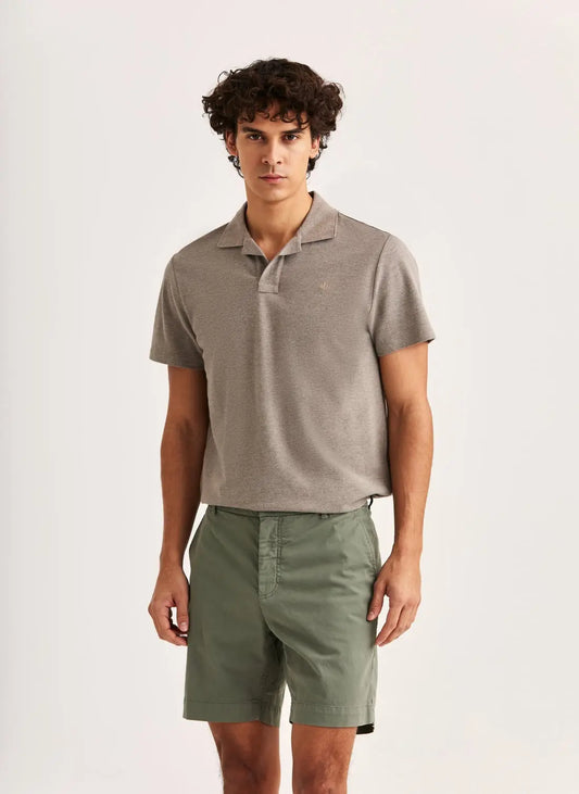 Morris Dylan Pique Shirt Brown - Mojo Independent Store