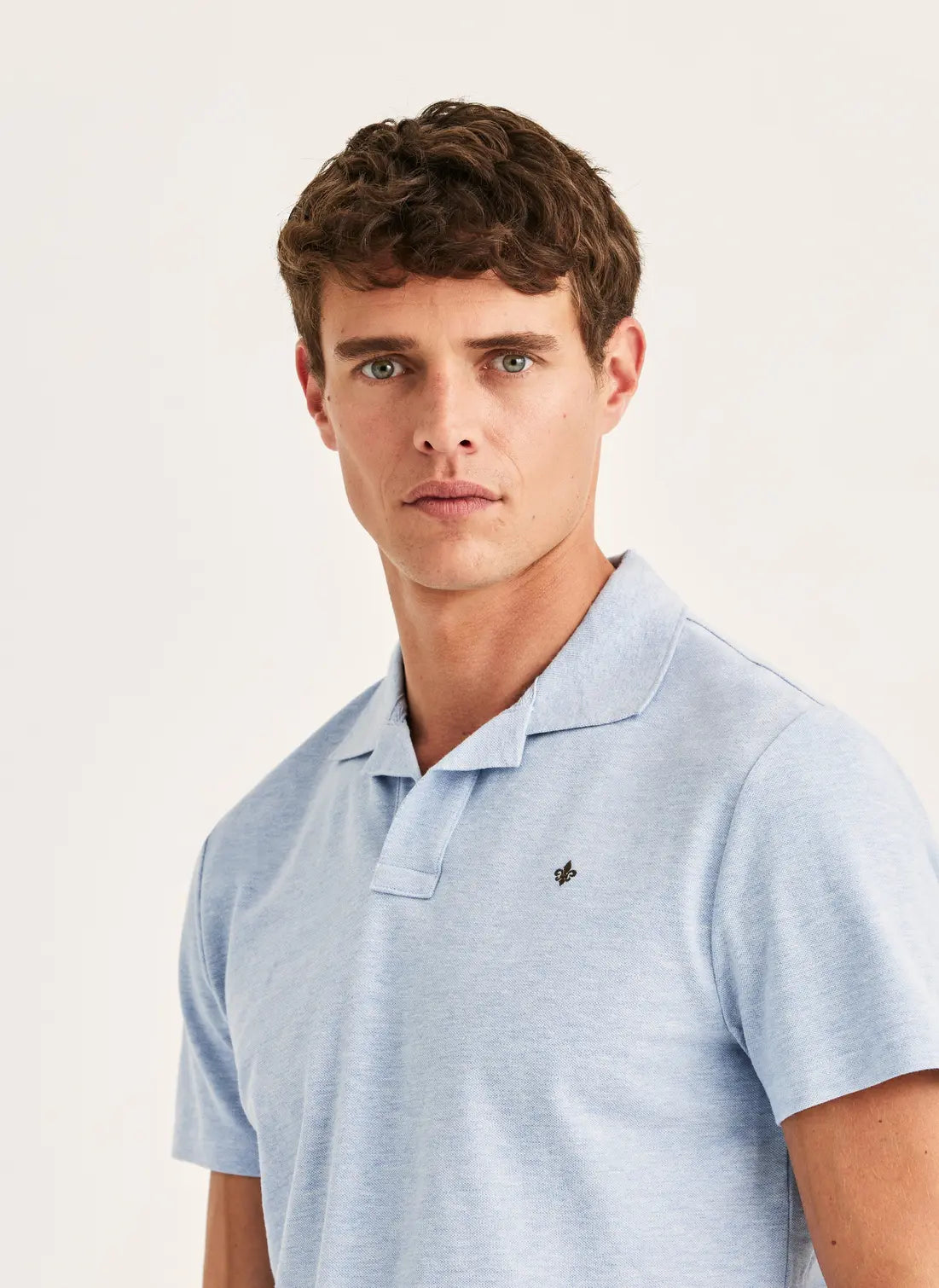 Morris Dylan Pique Shirt Blue - Mojo Independent Store