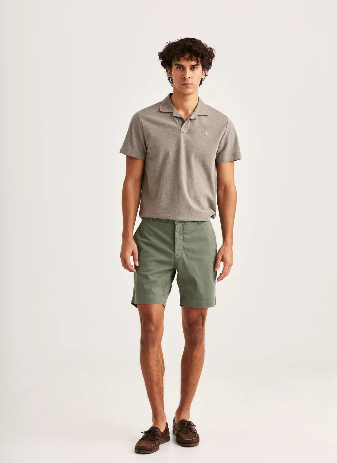 Morris Dylan Pique Shirt Brown - Mojo Independent Store