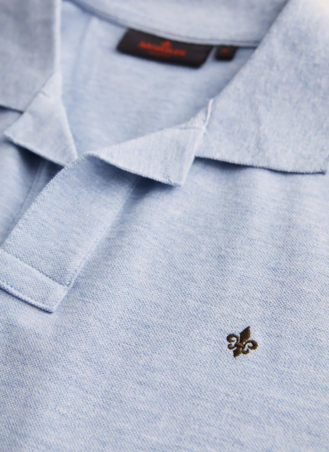 Morris Dylan Pique Shirt Blue - Mojo Independent Store