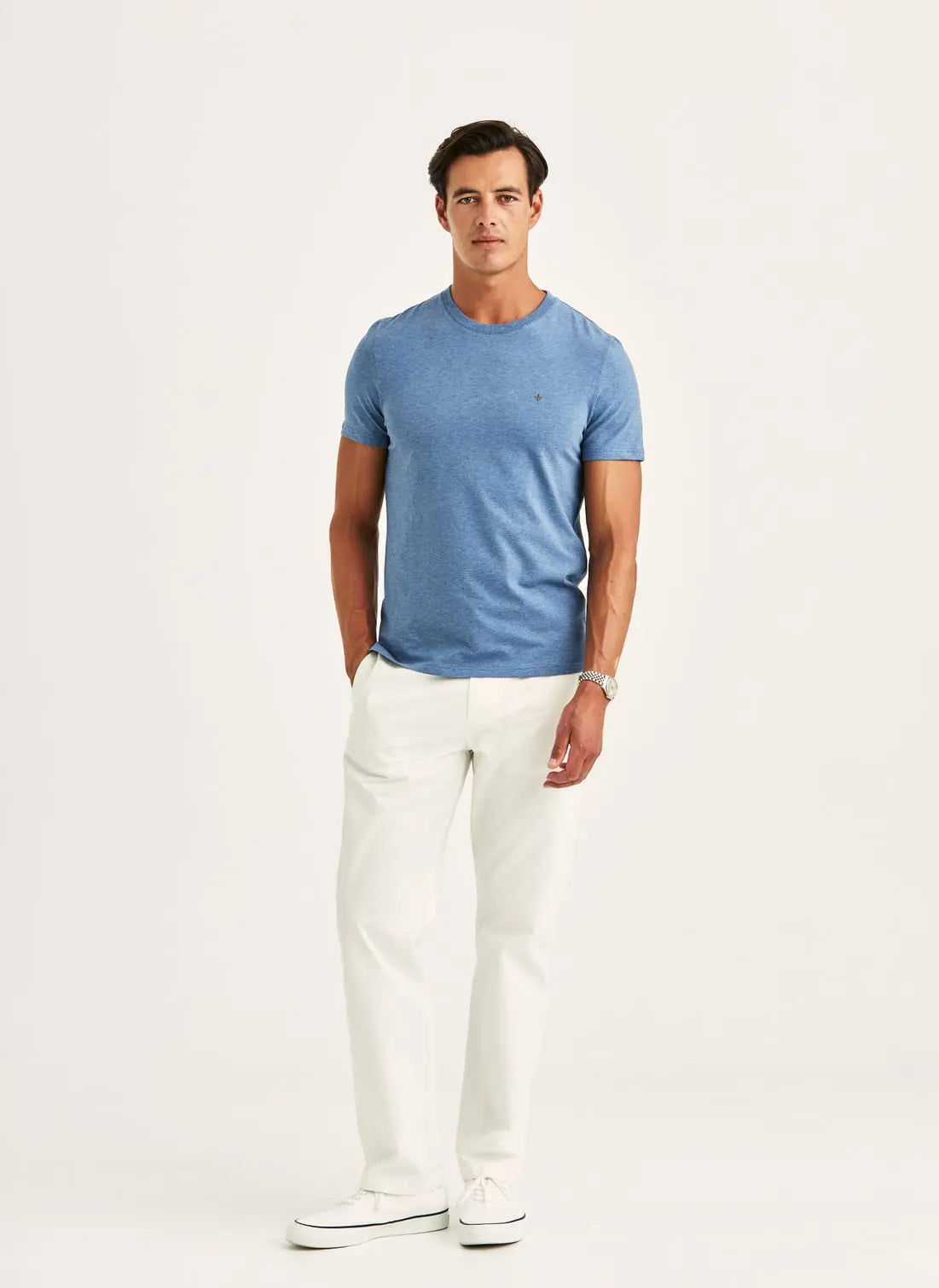 Morris James Tee Medium Blue - Mojo Independent Store
