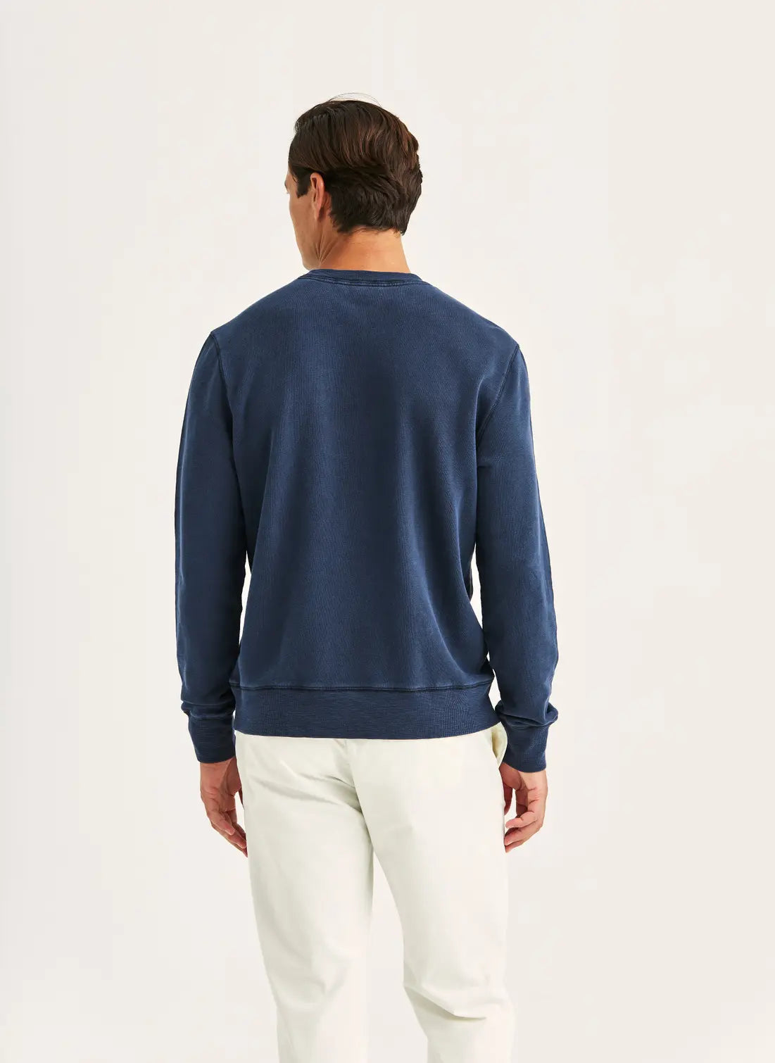 Morris Watson Slub Sweatshirt Blue - Mojo Independent Store