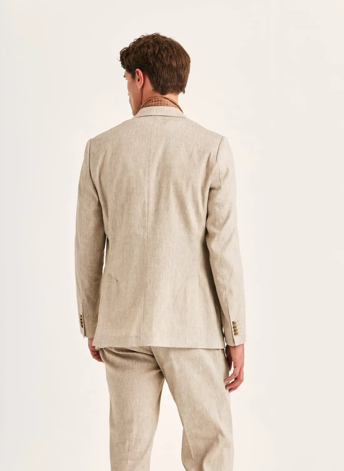 Morris Linen Suit Jacket Khaki - Mojo Independent Store