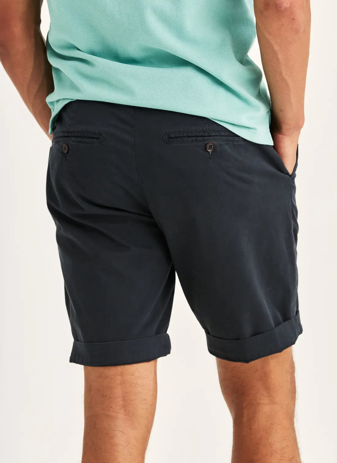 Morris Jeffrey Summer Chino Shorts Dark Blue - Mojo Independent Store