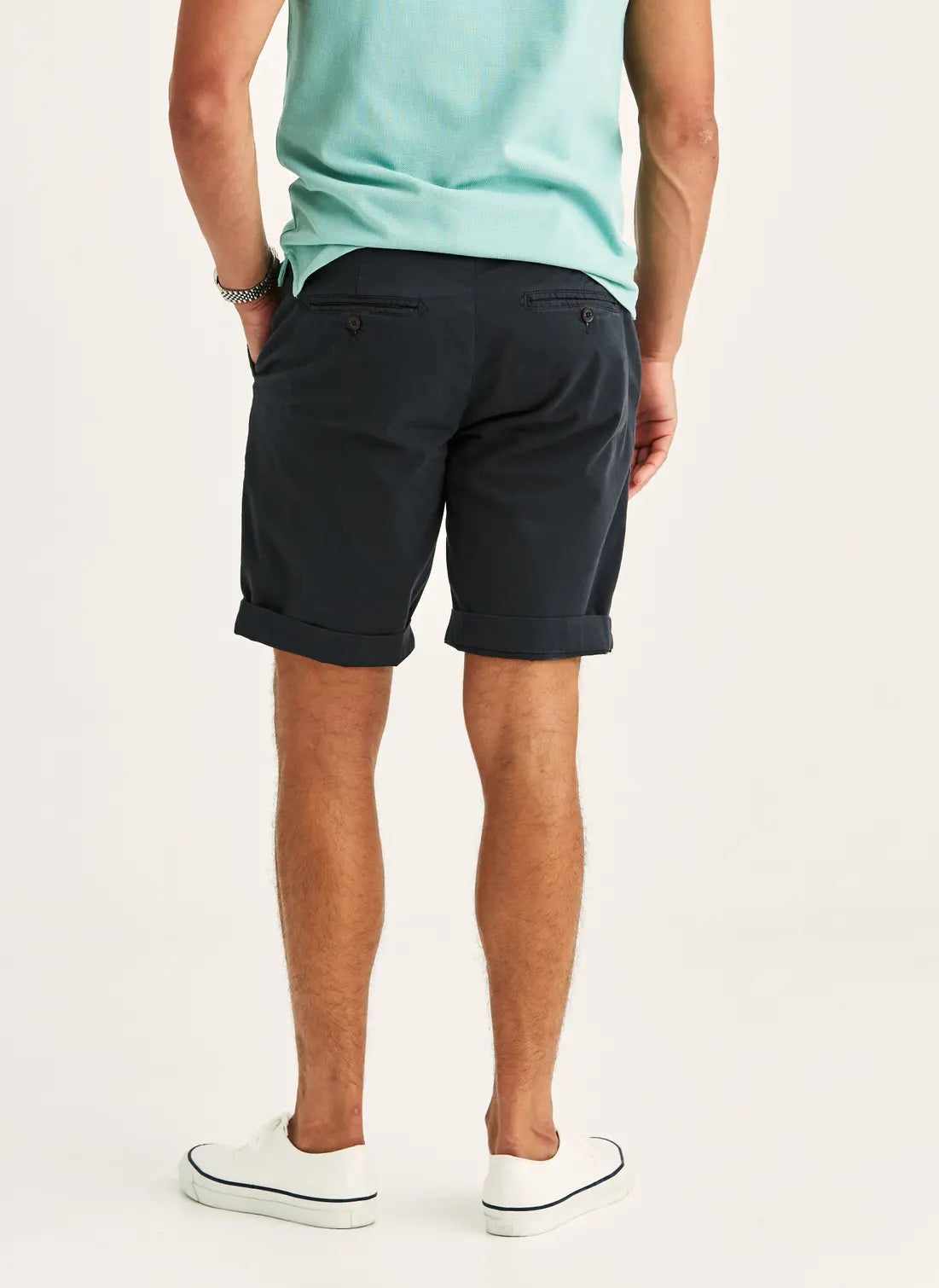 Morris Jeffrey Summer Chino Shorts Dark Blue - Mojo Independent Store
