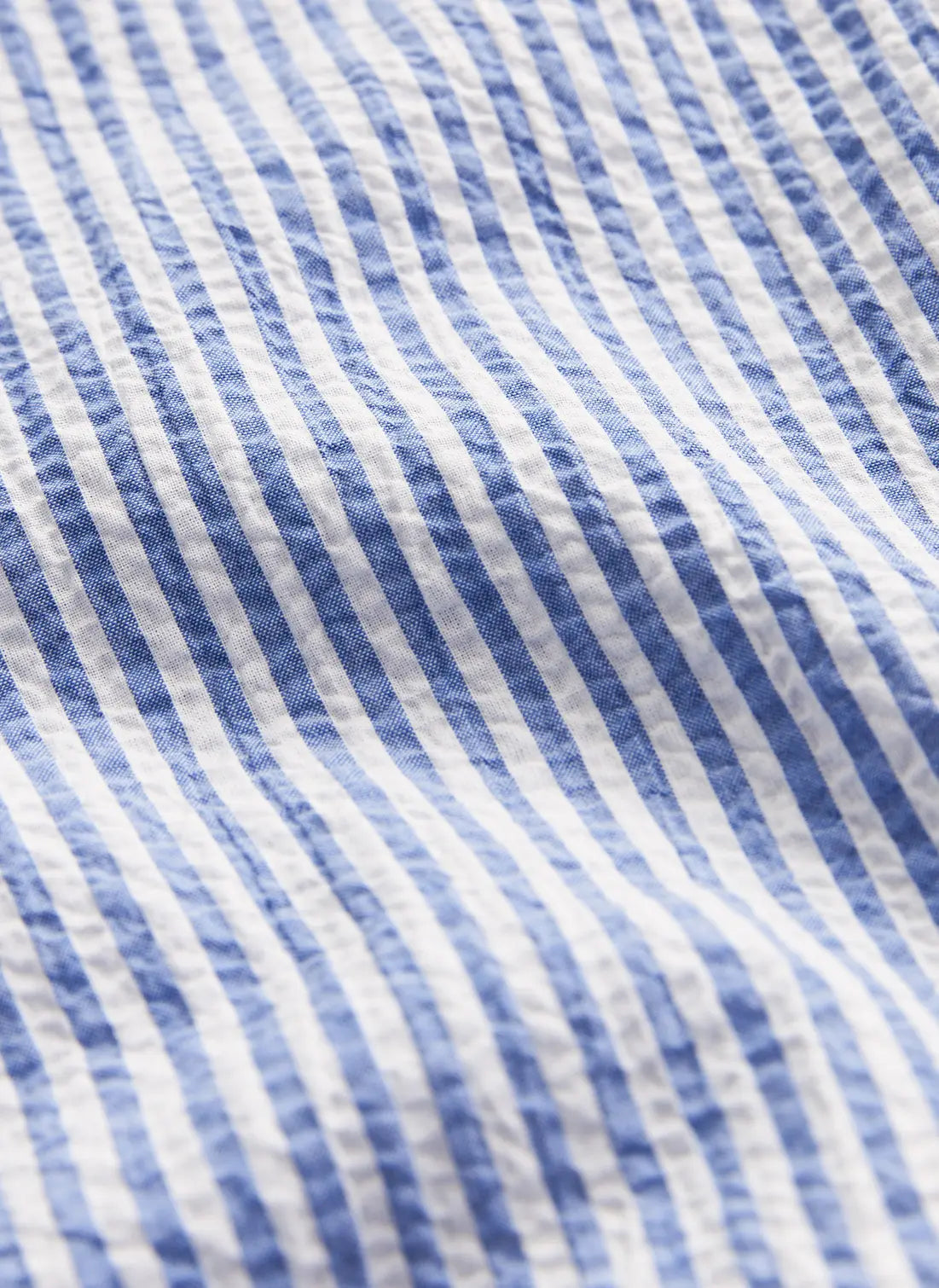 Morris Seersucker Shirt Light Blue - Mojo Independent Store