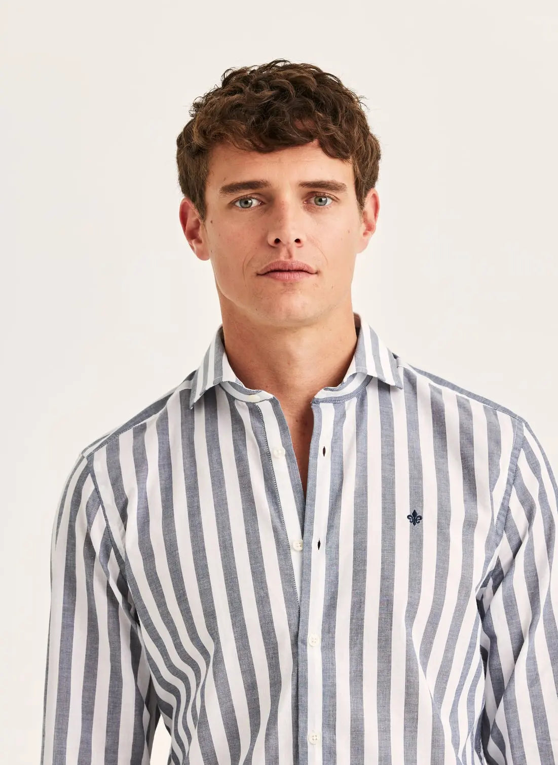 Morris Summer Light Weight Stripe Blue - Mojo Independent Store