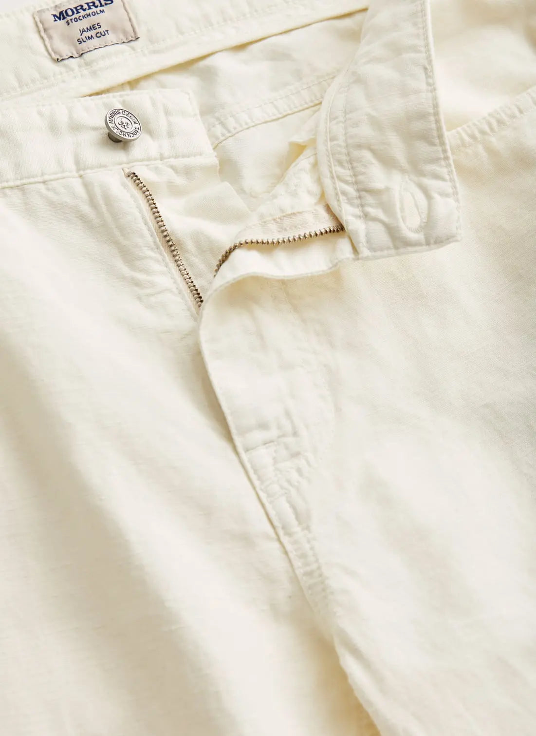 Morris James Washed Linen 5pkt Off White - Mojo Independent Store