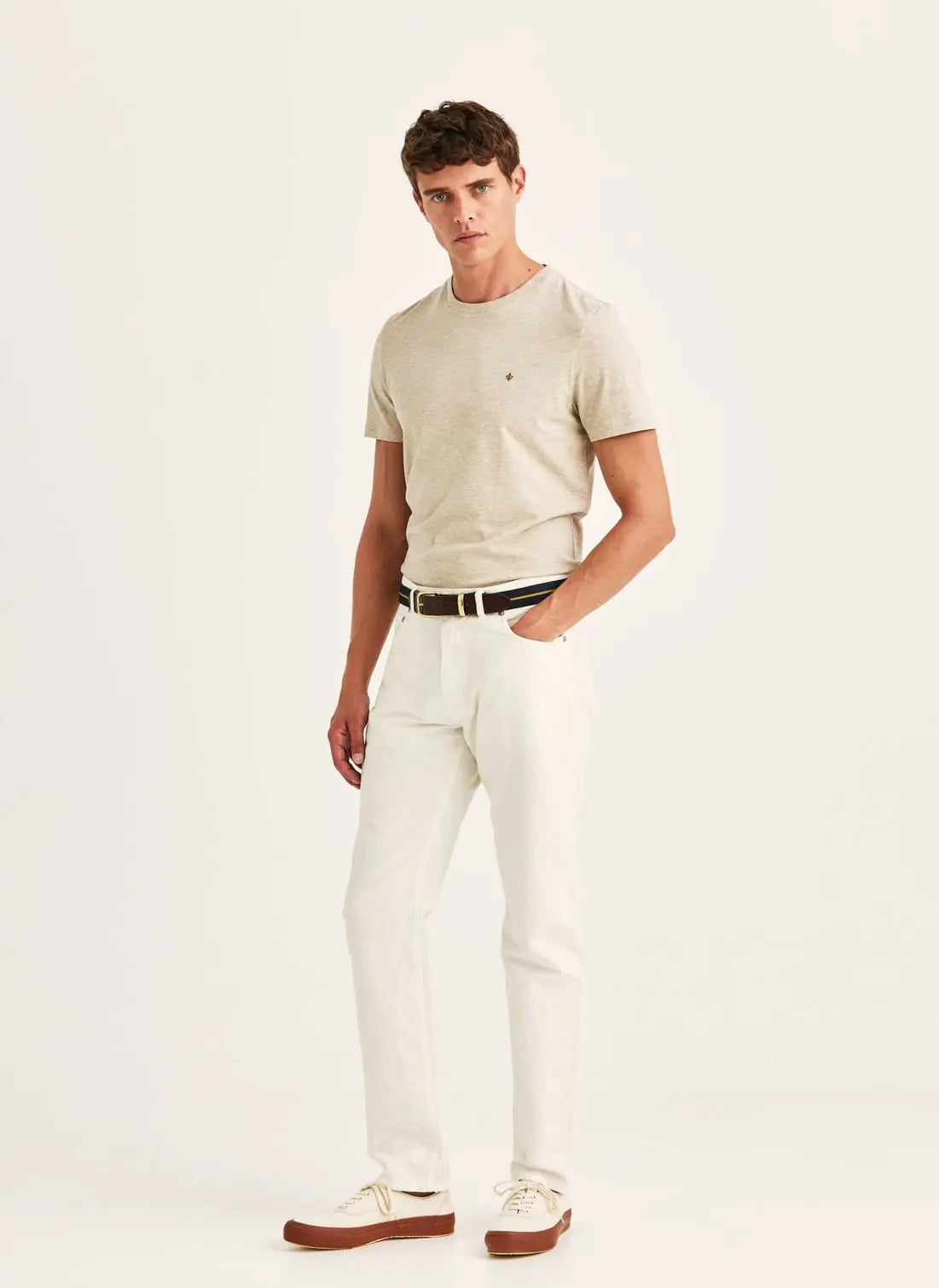 Morris James Washed Linen 5pkt Off White - Mojo Independent Store