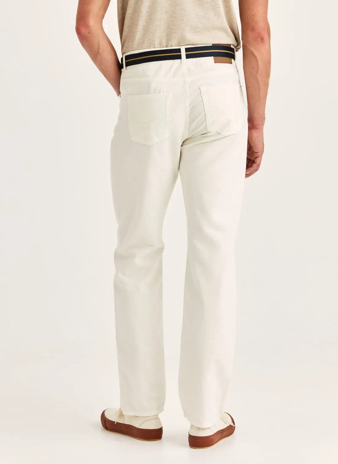 Morris James Washed Linen 5pkt Off White - Mojo Independent Store