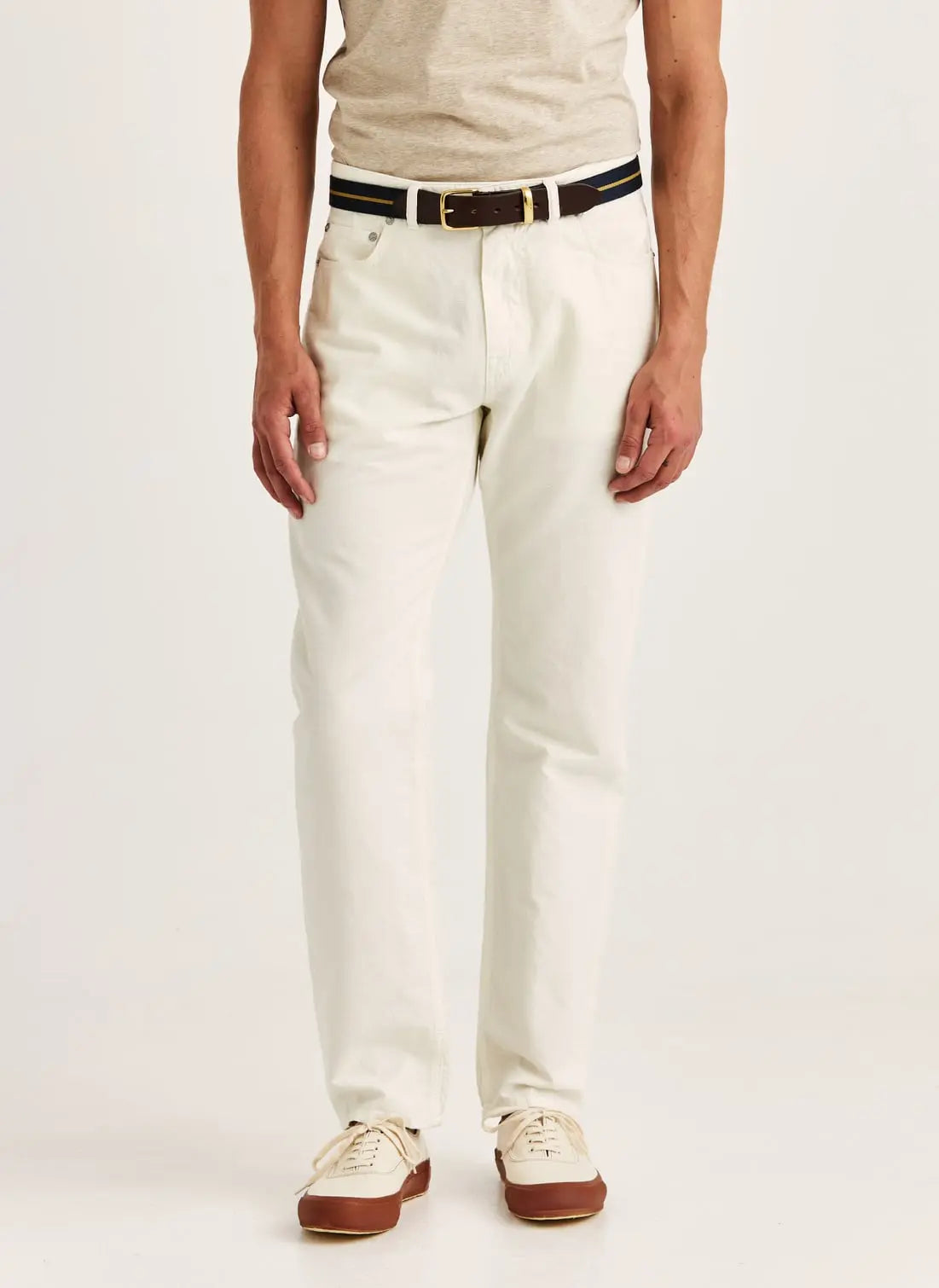 Morris James Washed Linen 5pkt Off White - Mojo Independent Store