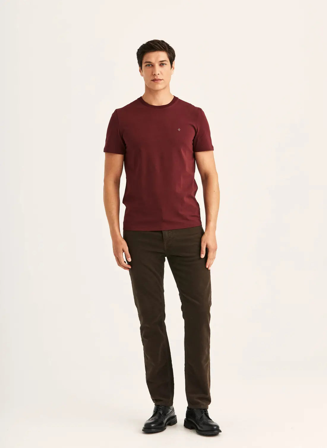 Morris James Tee 48 Wine Red