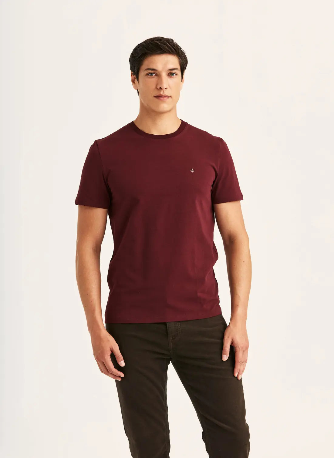 Morris James Tee 48 Wine Red