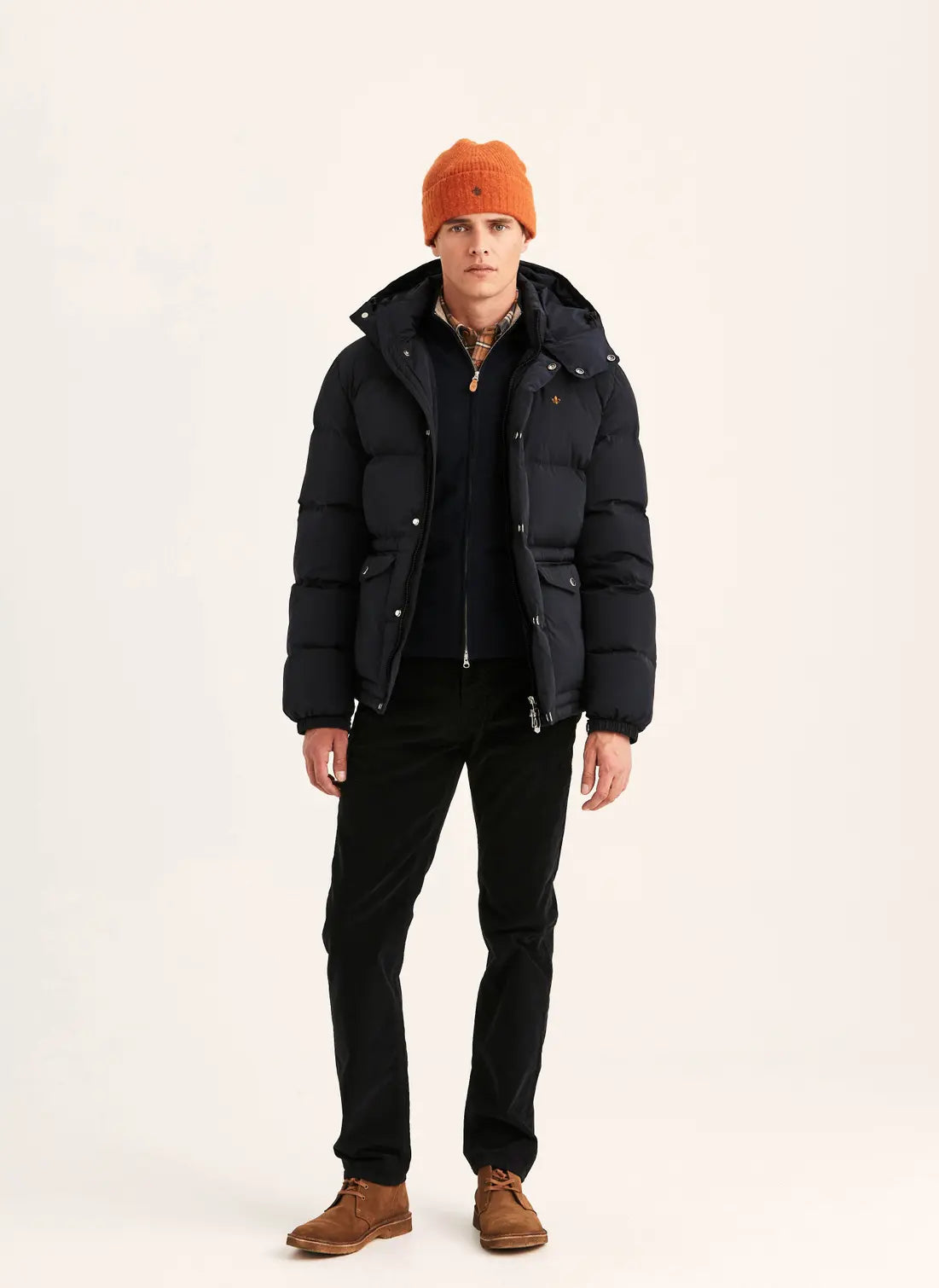 Morris Lennox Puffer Jacket Navy