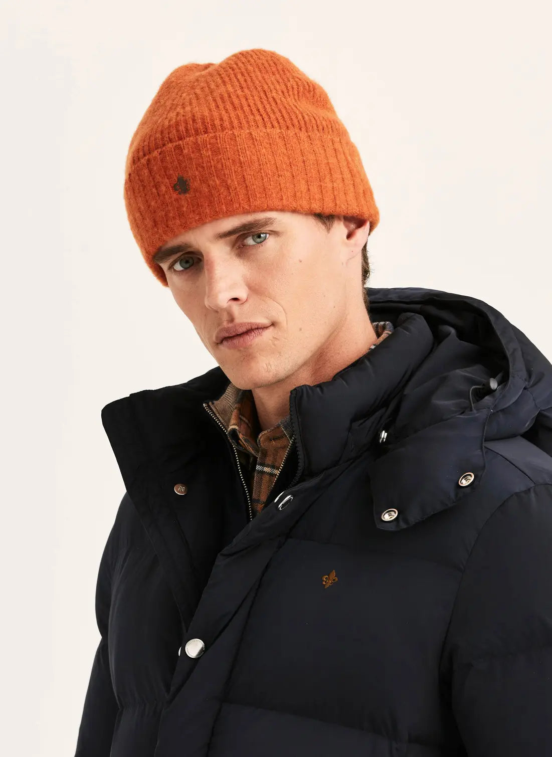 Morris Lennox Puffer Jacket Navy