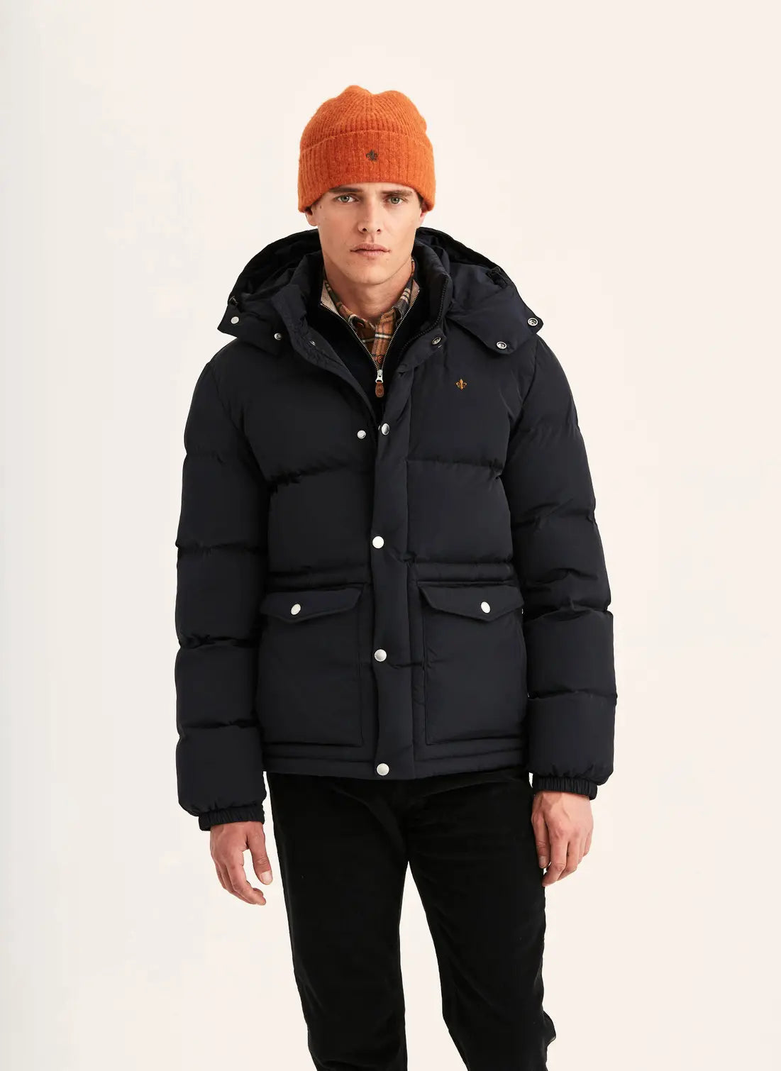 Morris Lennox Puffer Jacket Navy