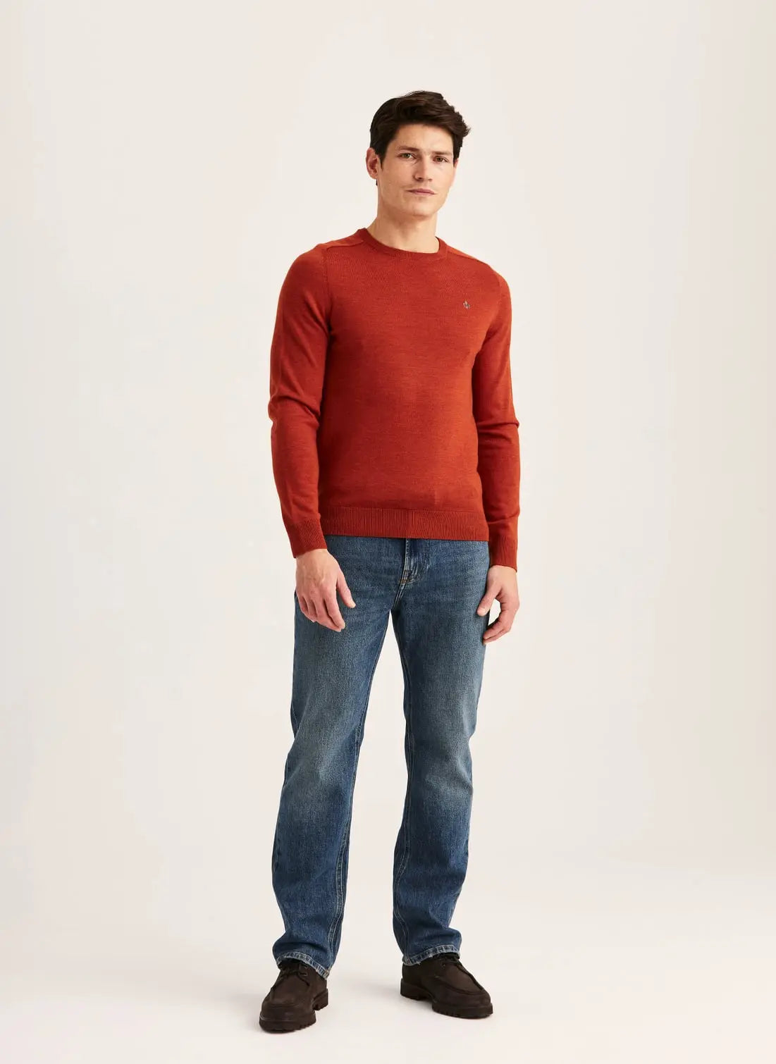 Morris Merino Oneck Orange