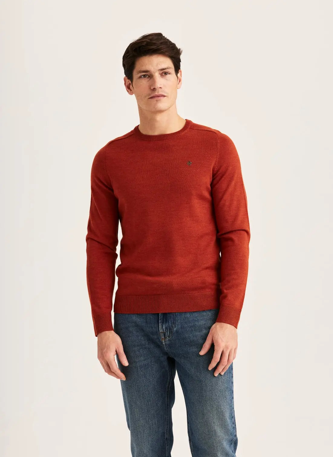 Morris Merino Oneck Orange