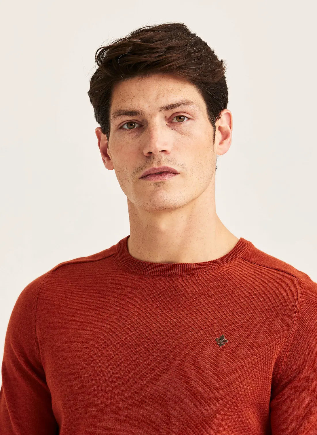 Morris Merino Oneck Orange