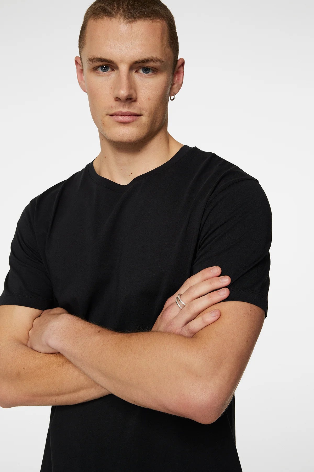 J.Lindeberg Sid Basic T-shirt Black - Mojo Independent Store
