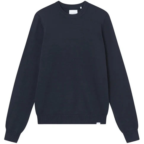 Les Deux Gary Cotton Knit Dark Navy