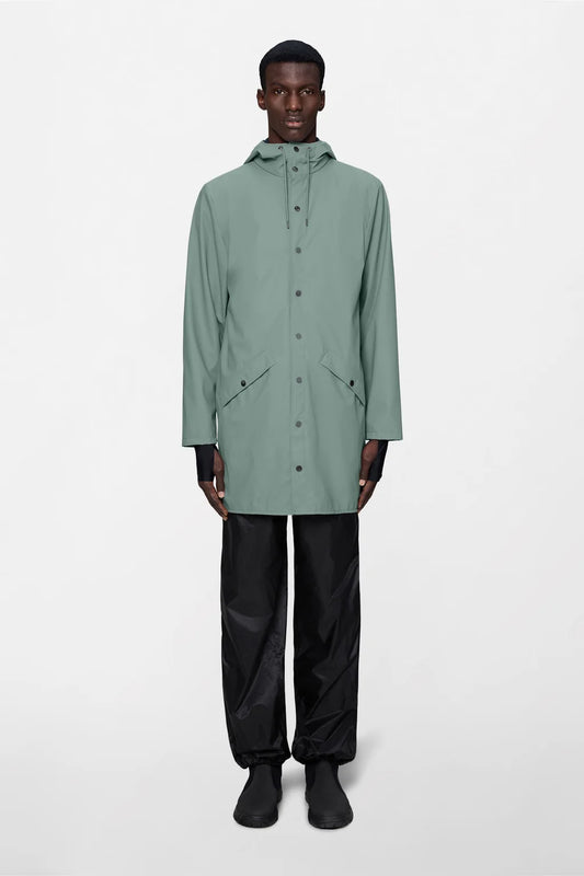 Rains Long Jacket Sage
