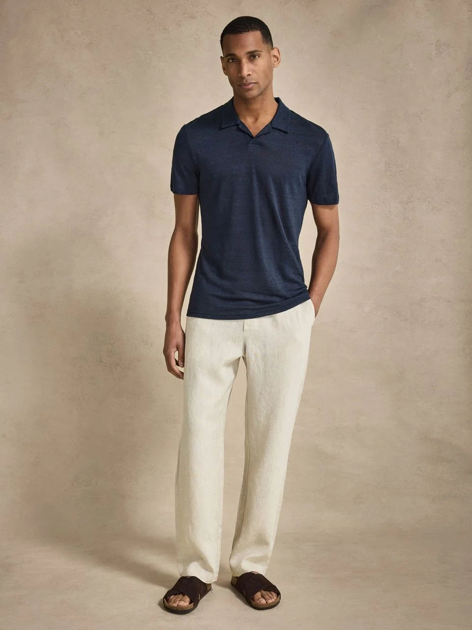 John Henric Linen Jersey S/S Pike