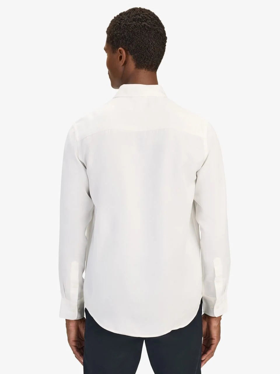 John Henric Casual Lyocell Shirt White