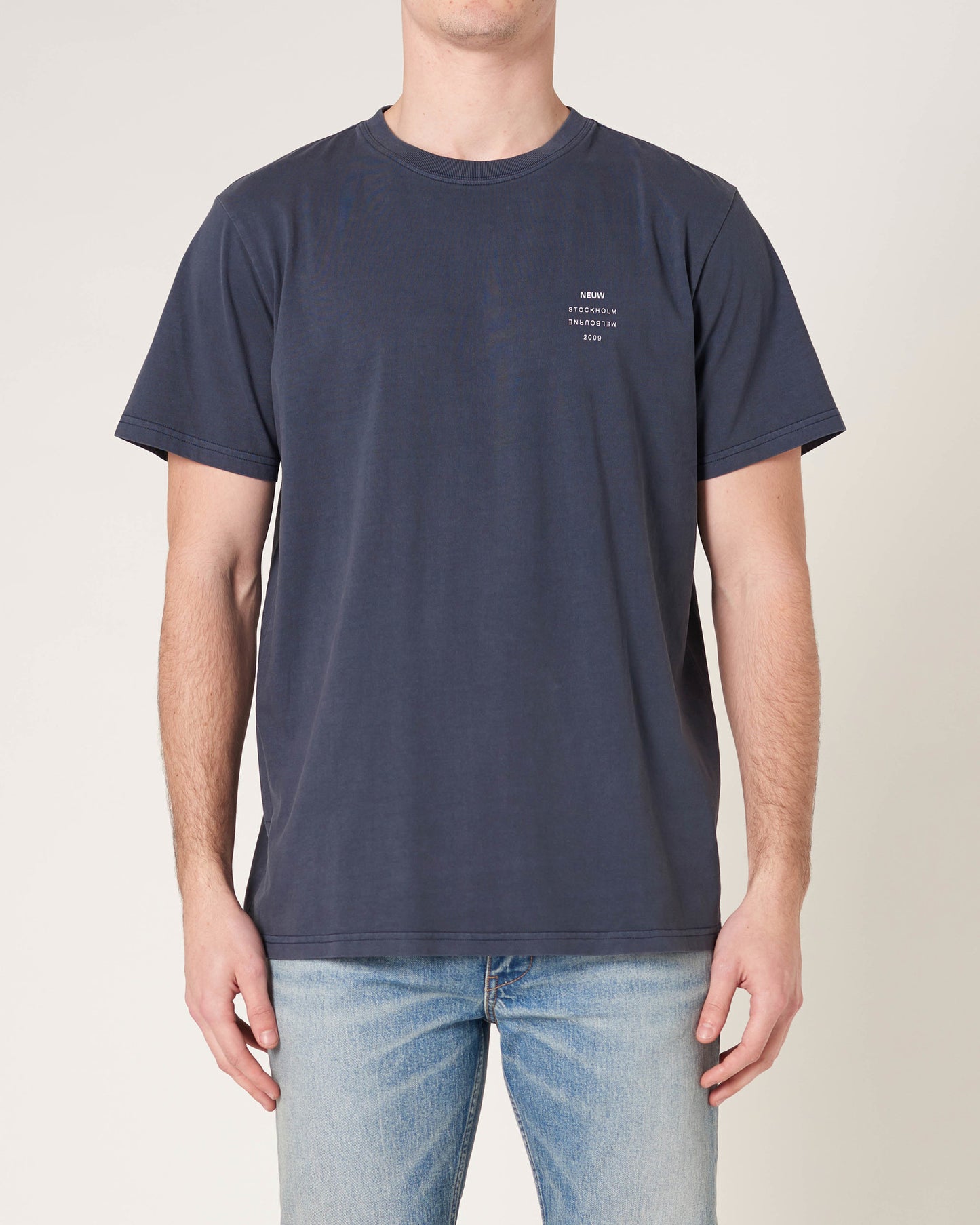 Neuw Band Tee Dark Navy