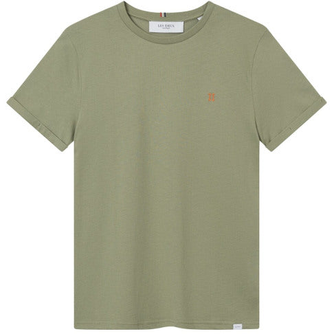 Les Deux Norregaard T-shirt Surplus Green/Orange