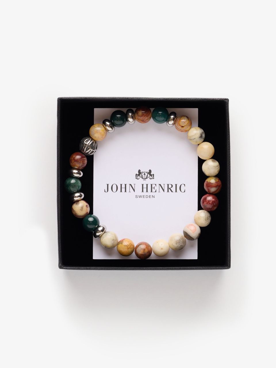 John Henric Bremen Beaded Bracelet Orange