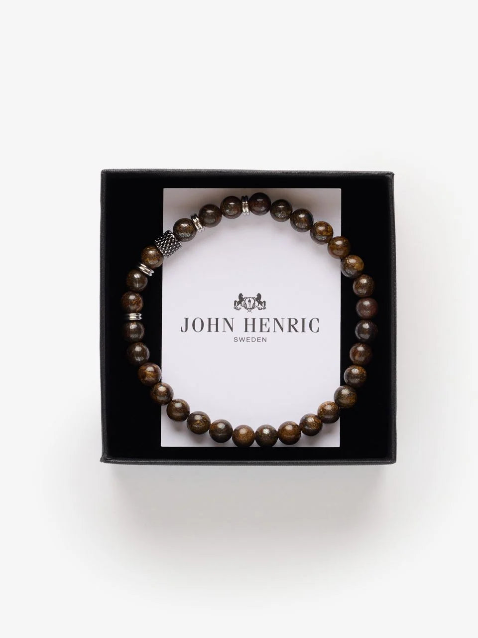 John Henric Macquaire Beaded Bracelet Brown