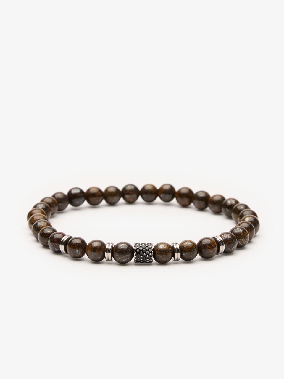 John Henric Macquaire Beaded Bracelet Brown