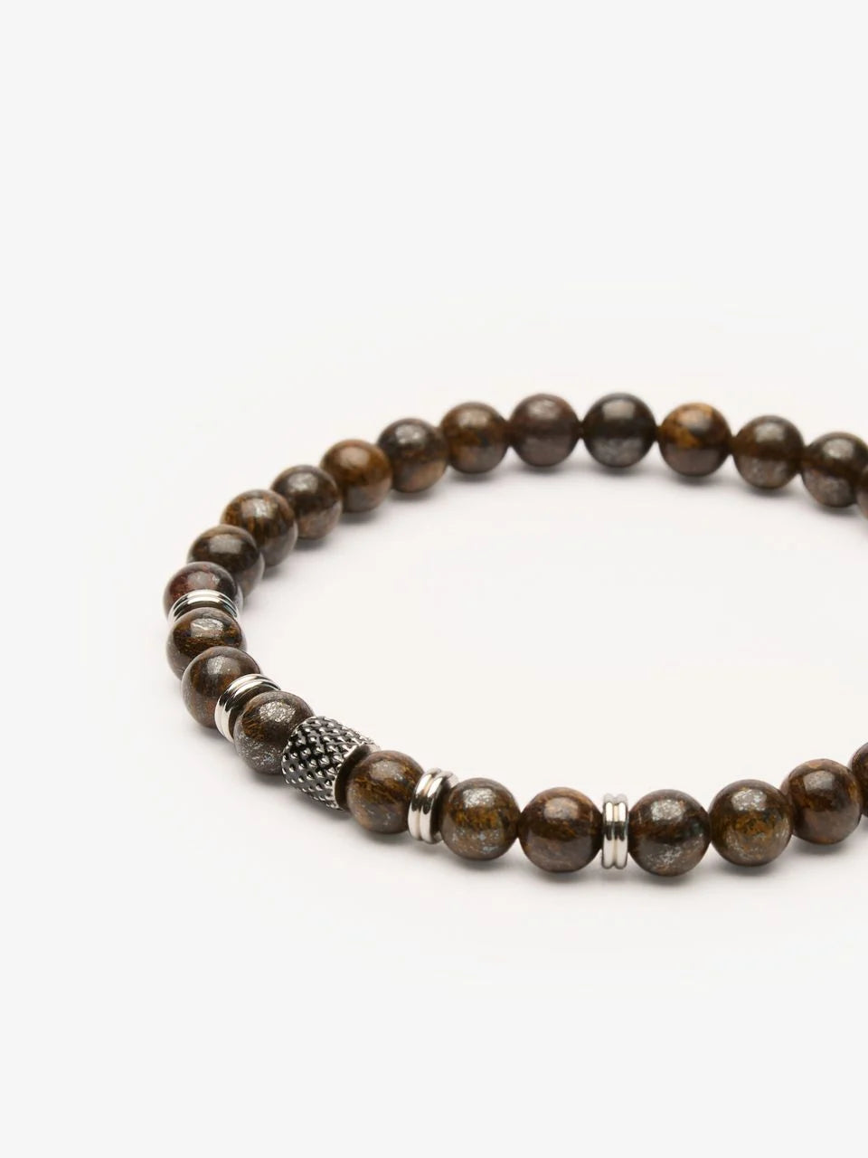 John Henric Macquaire Beaded Bracelet Brown