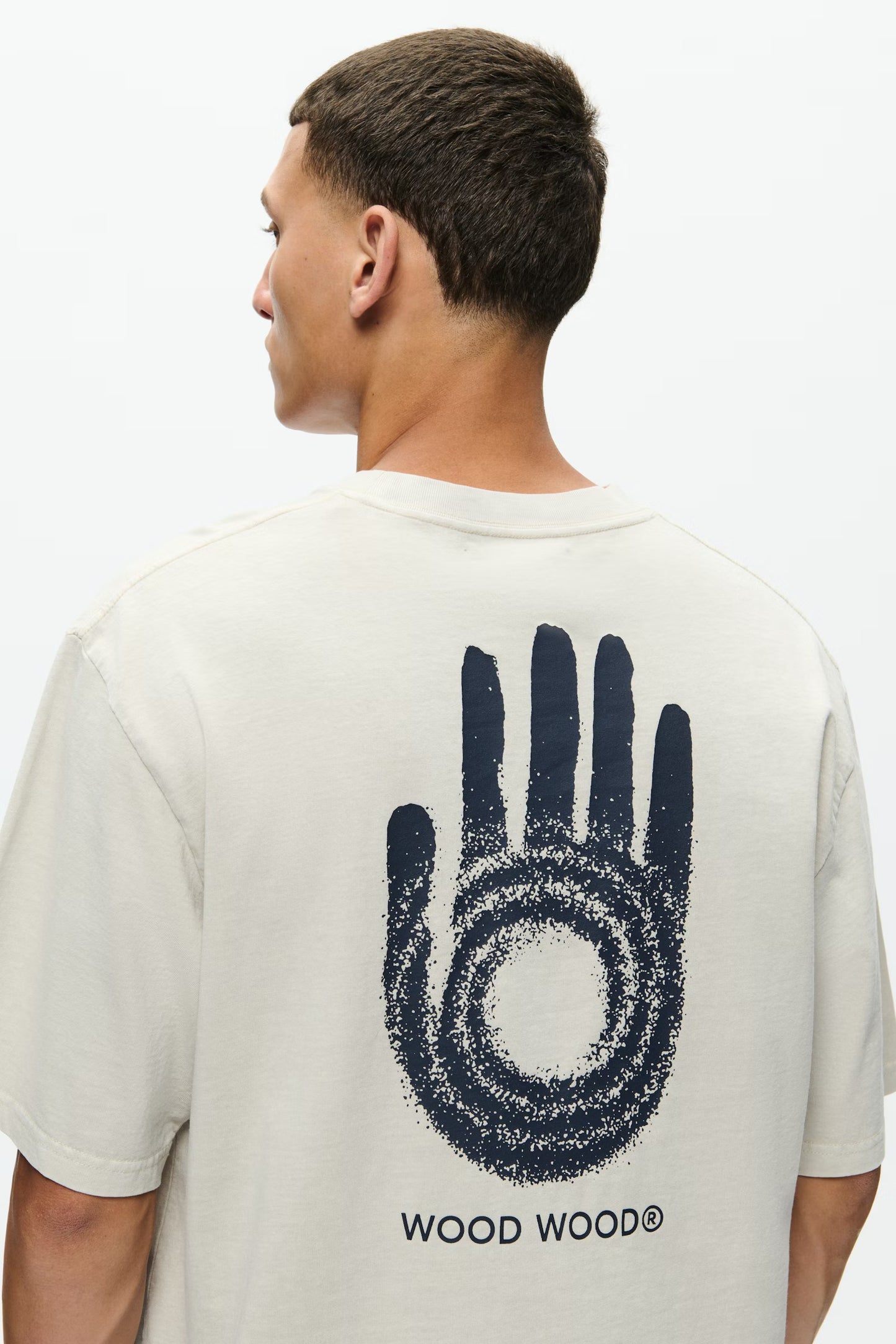 Wood Wood Gary Tee Washed Moonstruck