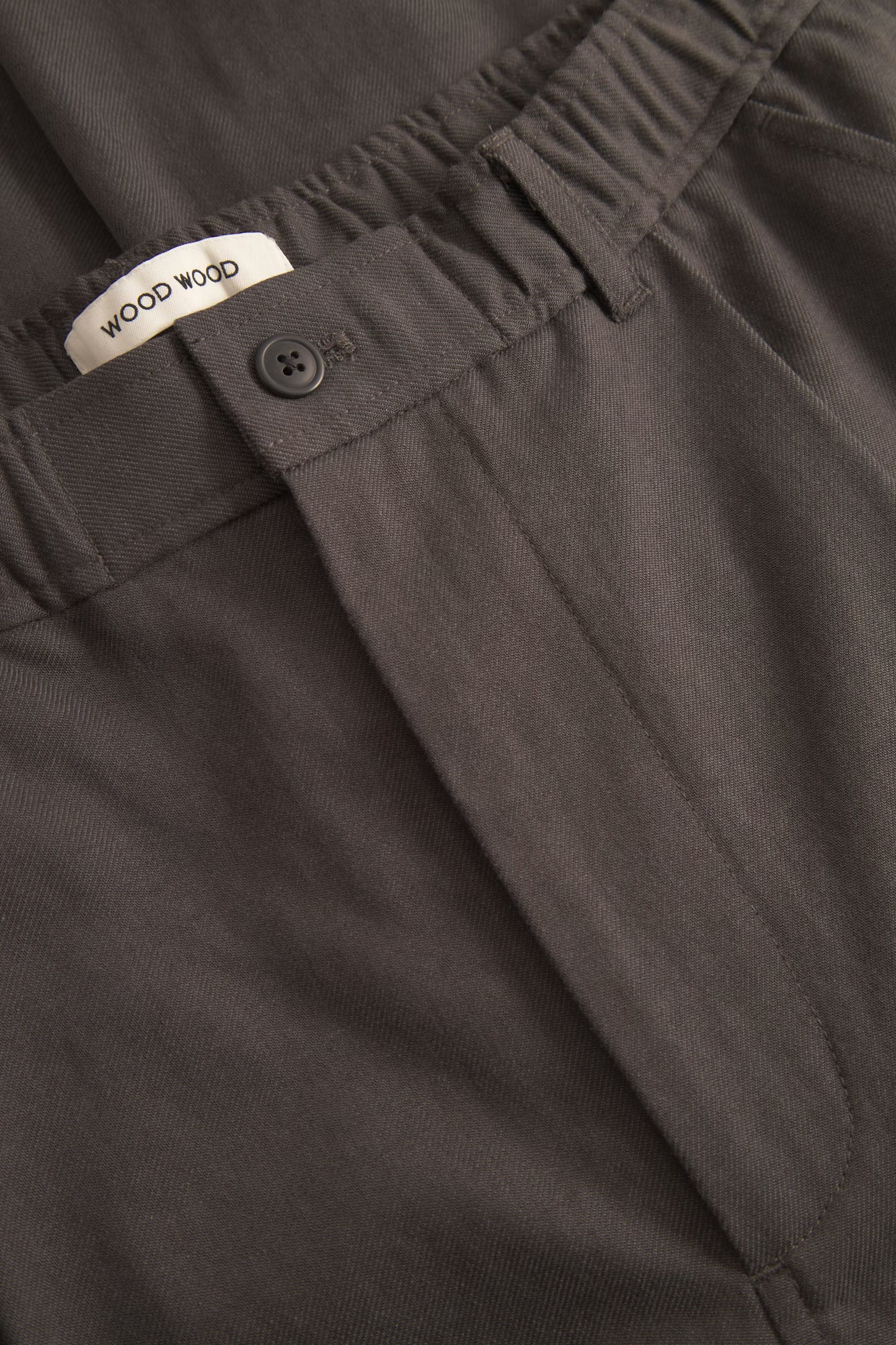 Wood Wood Ethan Trousers Black Sand - Mojo Independent Store