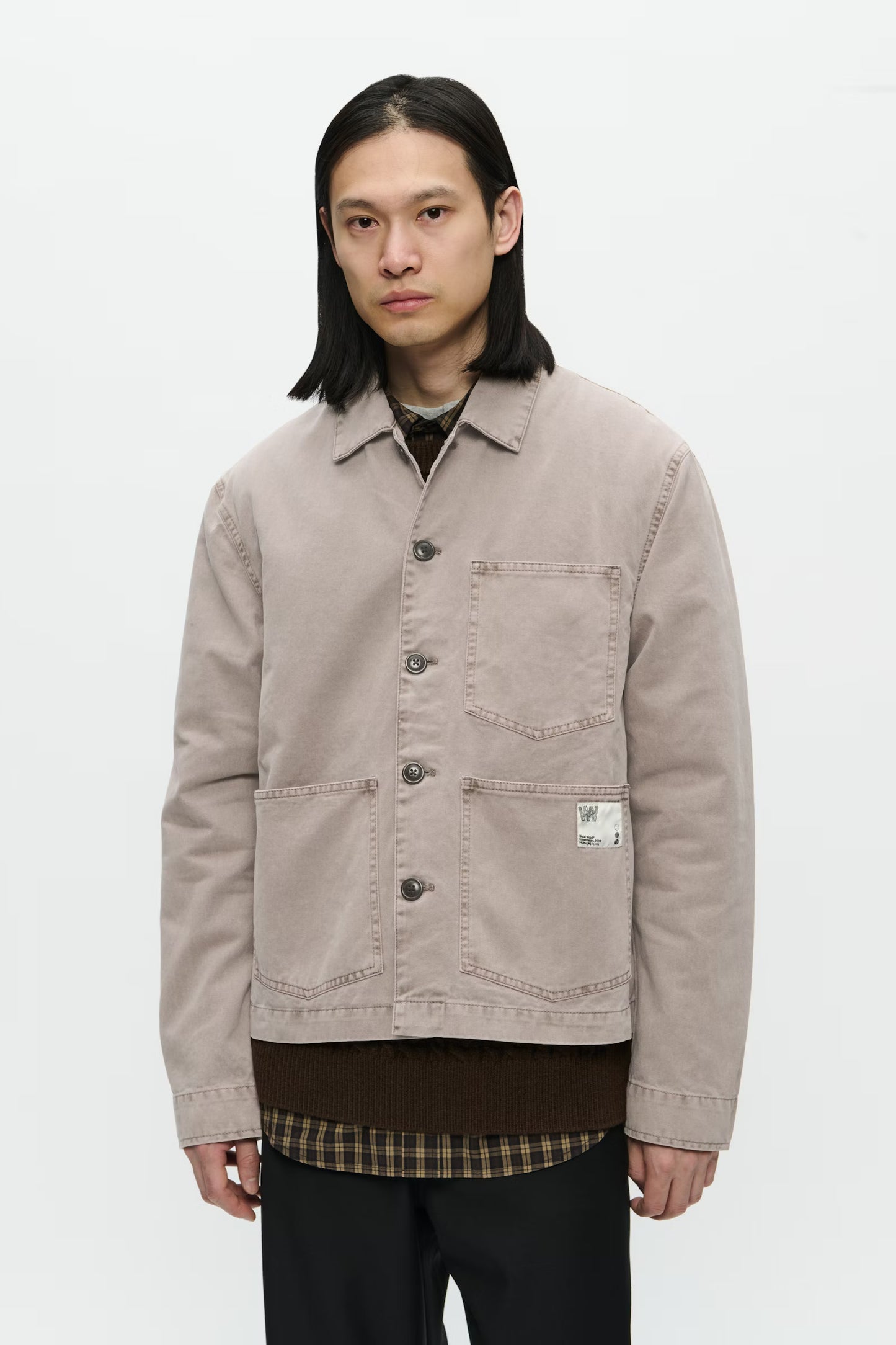 Wood Wood Stefan Worker Jacket Fallen Rock