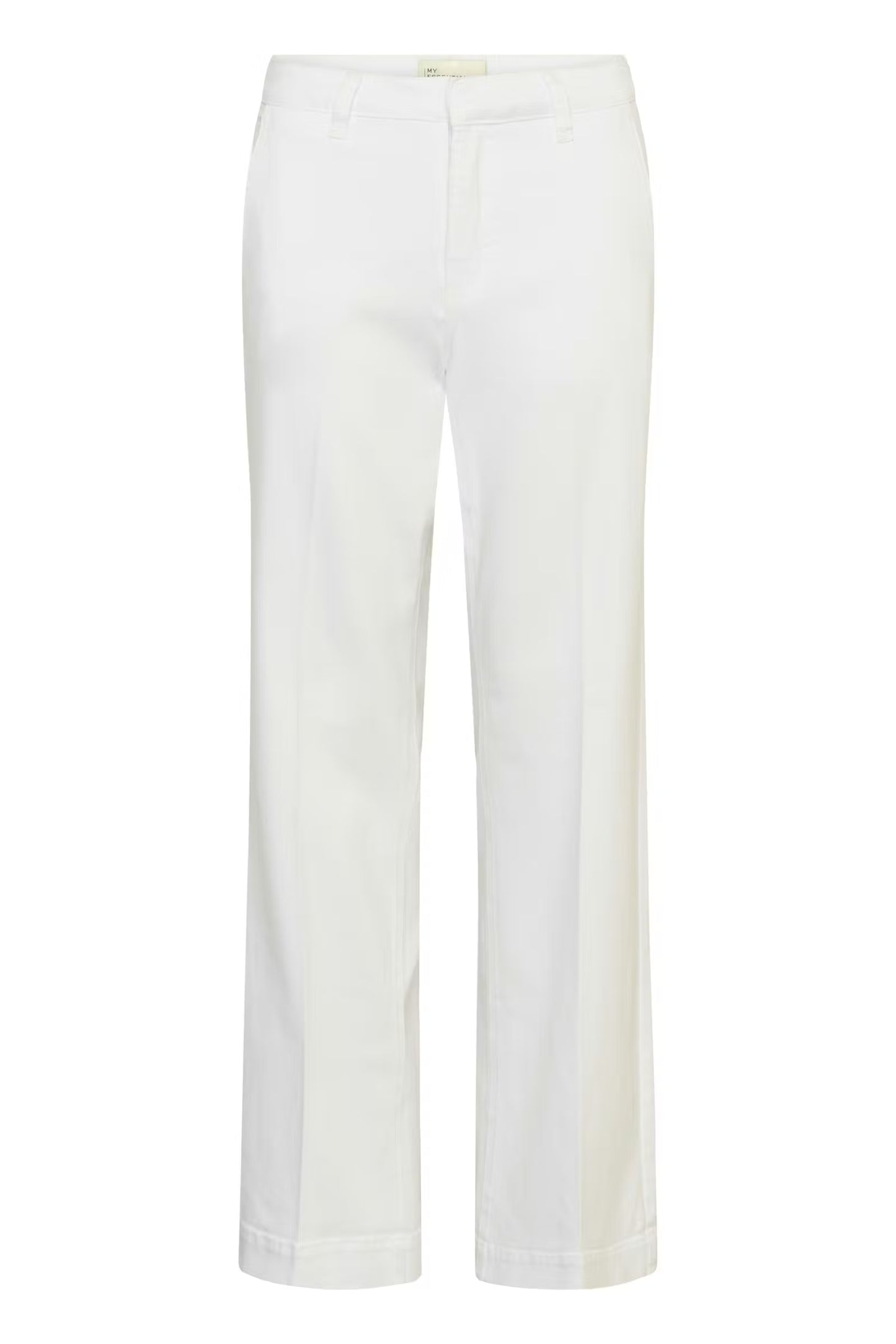 My Essential Wardrobe Lara Wide Pant Bright White - Mojo Independent Store