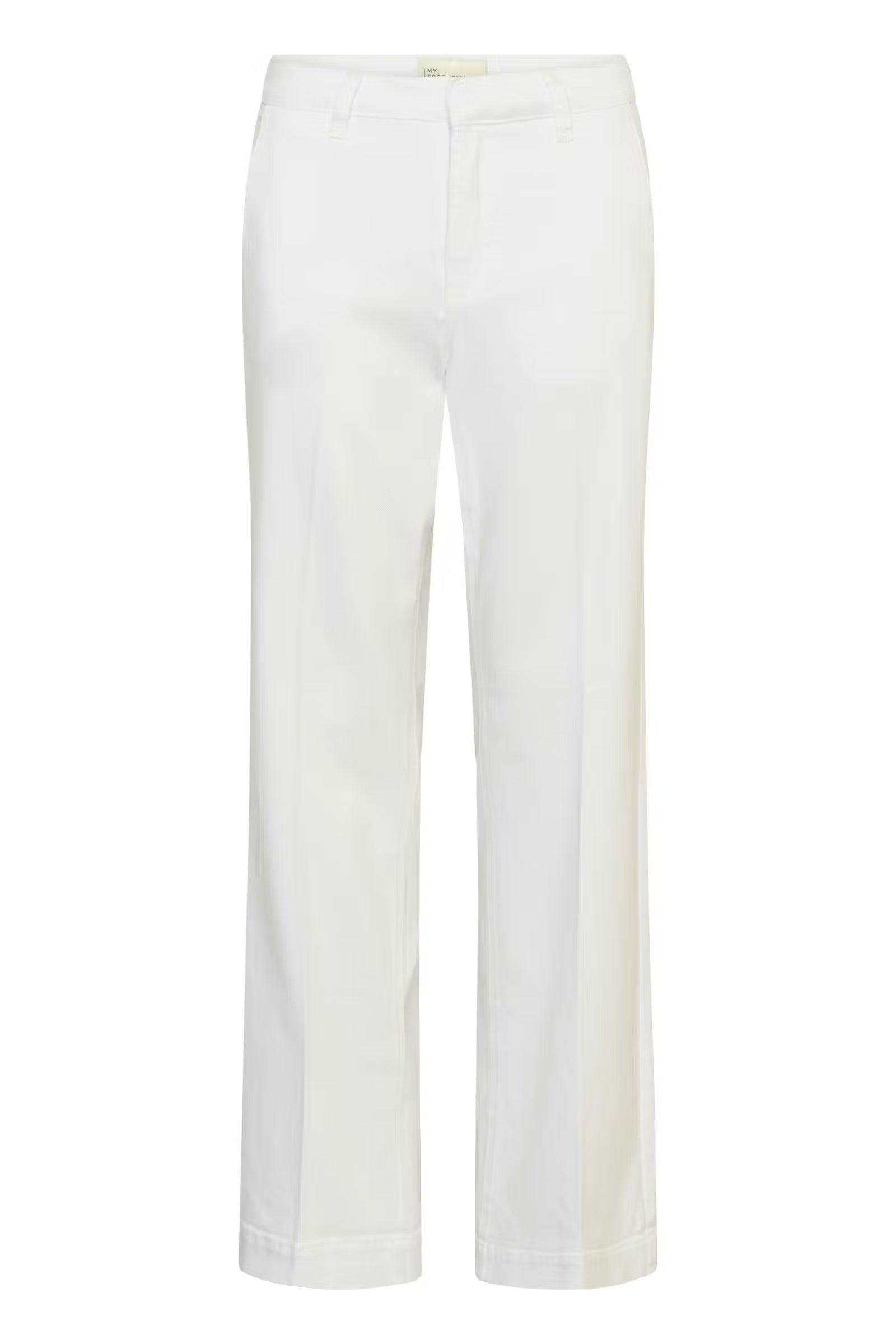My Essential Wardrobe Lara Wide Pant Bright White - Mojo Independent Store